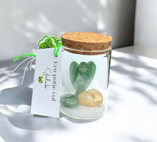 Potje vol geluk engel