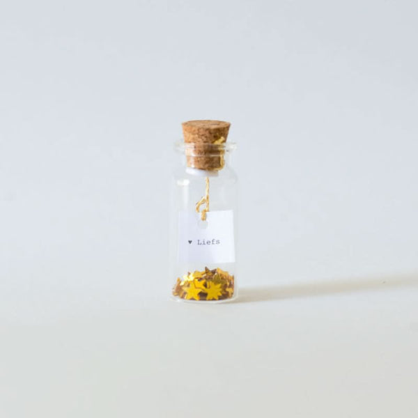 Flesje letters liefs