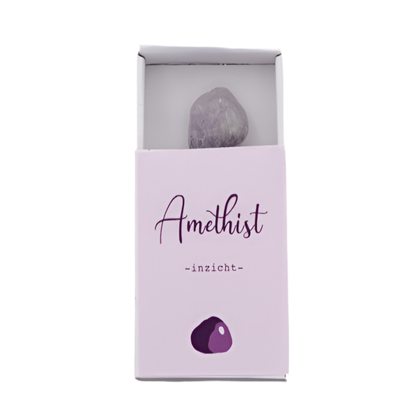 Amethist doosje edelsteen