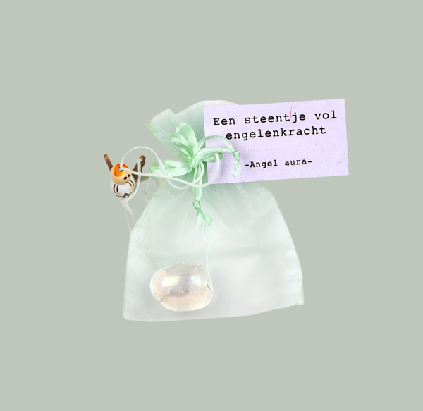 Angel aura knuffelsteen engelensteen