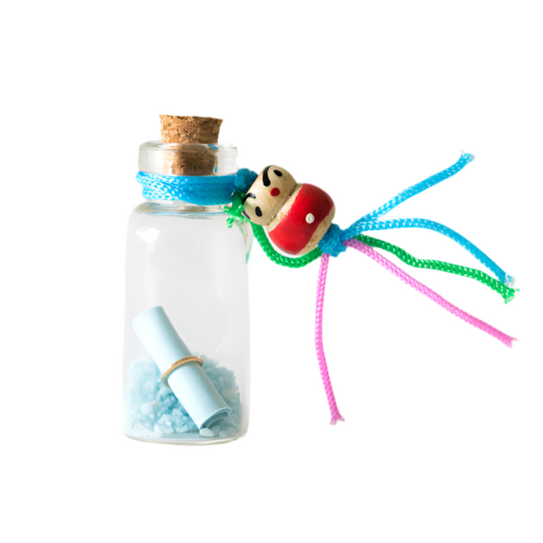 Mini wensflesje lichtblauw