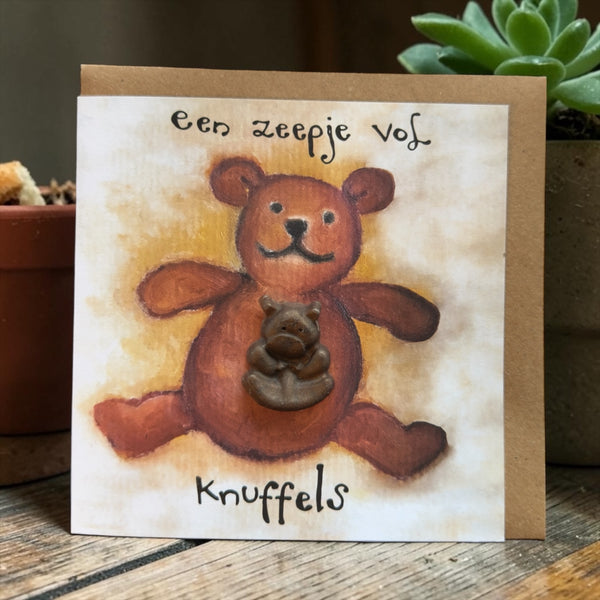 Zeepkaart - Een Zeepje Vol Knuffels