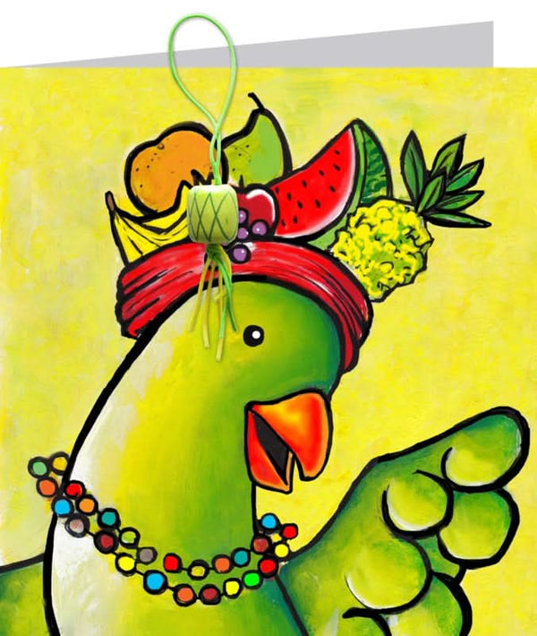 Gelukskaart: Papegaai