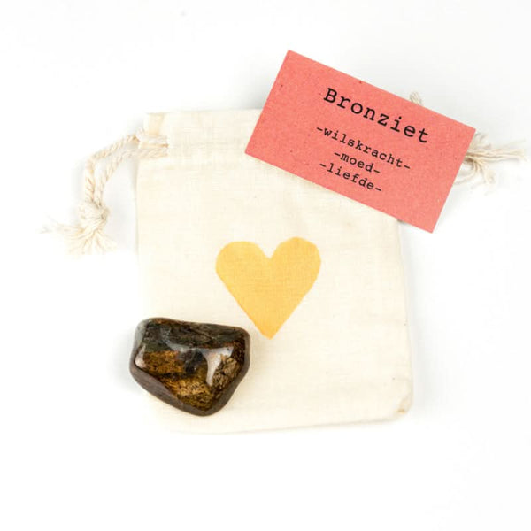 Knuffelsteen- Bronziet