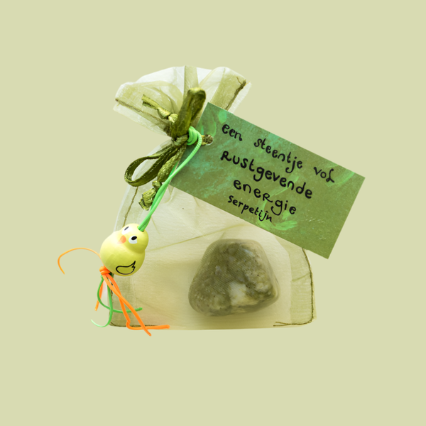 Steentje vol rustgevende energie