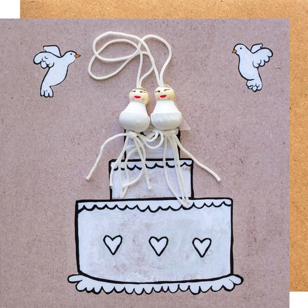 Trouw kaart vrouw vrouw