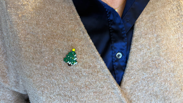 Kerstboom pin