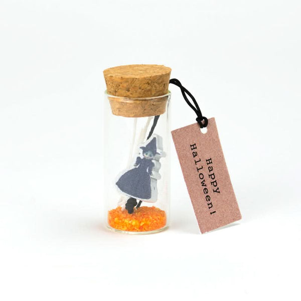 Bouteille Joyeux Halloween Sorcière