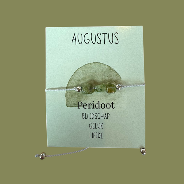 Maandarmband Augustus