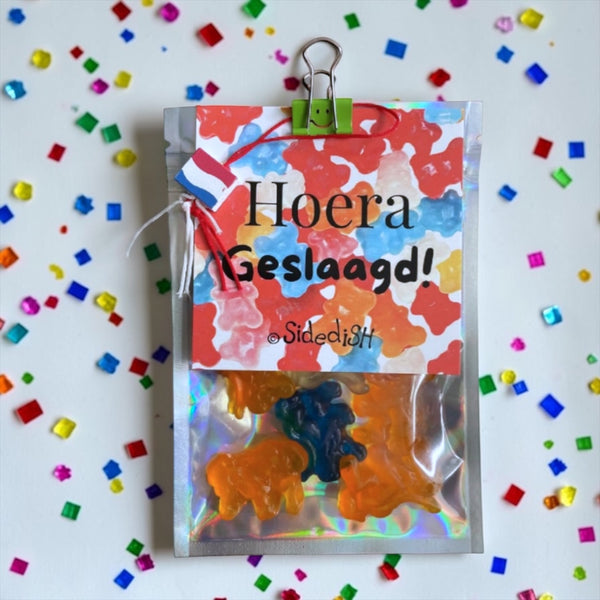 Snoepzakje geslaagd