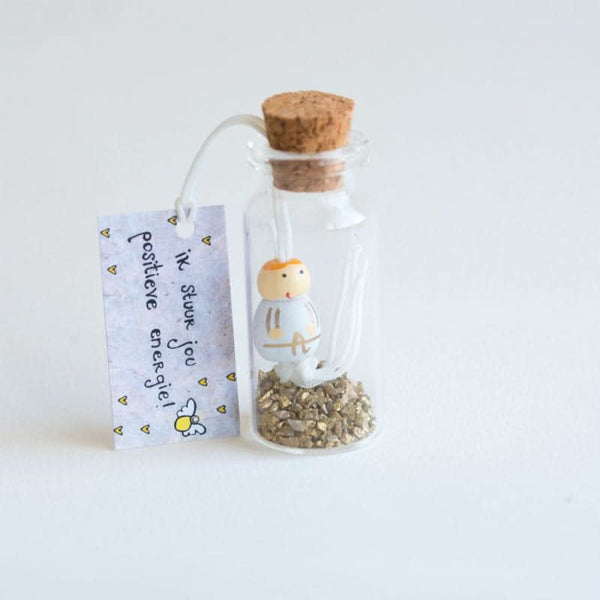 Geluksflesje ik stuur jou positieve energie