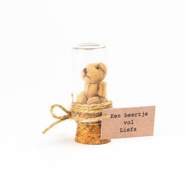 Beer een beertje vol liefs bruin