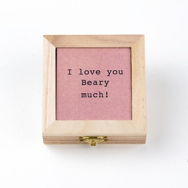 Beer in doosje love you beary much