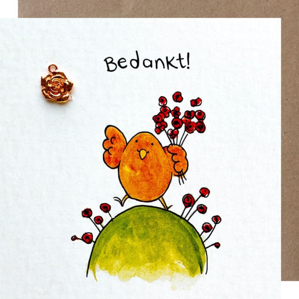 Bedankt vogel B&m