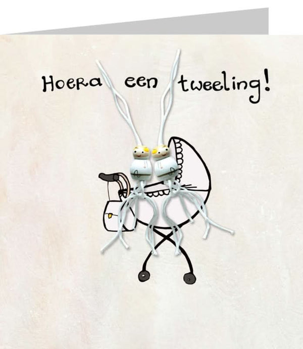 Wenskaart tweeling