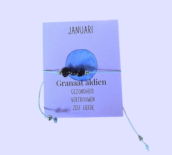 Maandarmband Januari