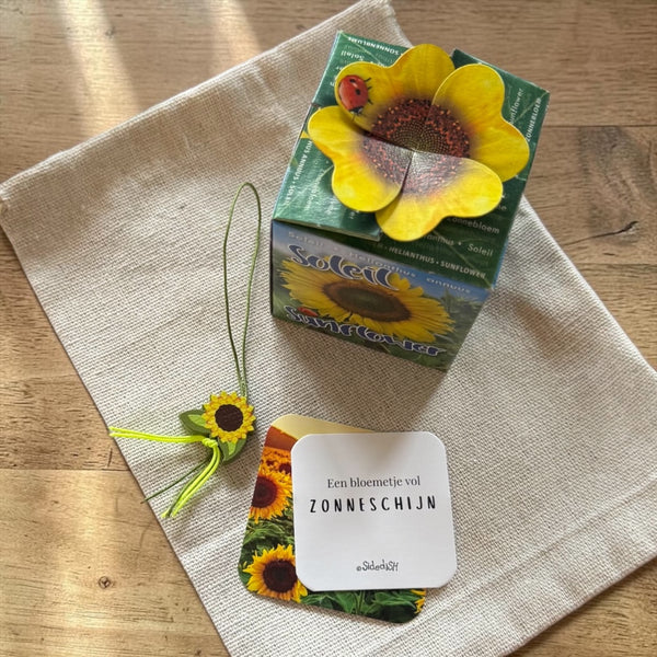 cadeauset zonnebloem