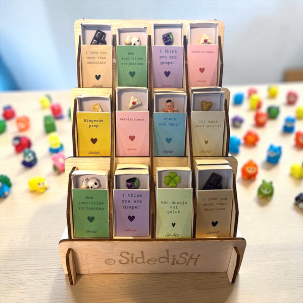 Display Pastel Luciferdoosjes – 24 stuks | 6 soorten