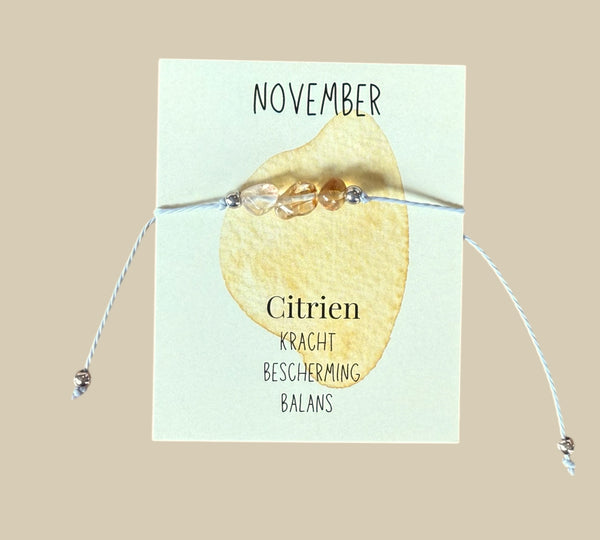 Maandarmband November