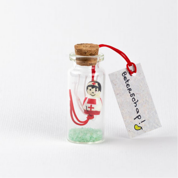 Beterschap gelukspoppetje zuster sidedish-shop