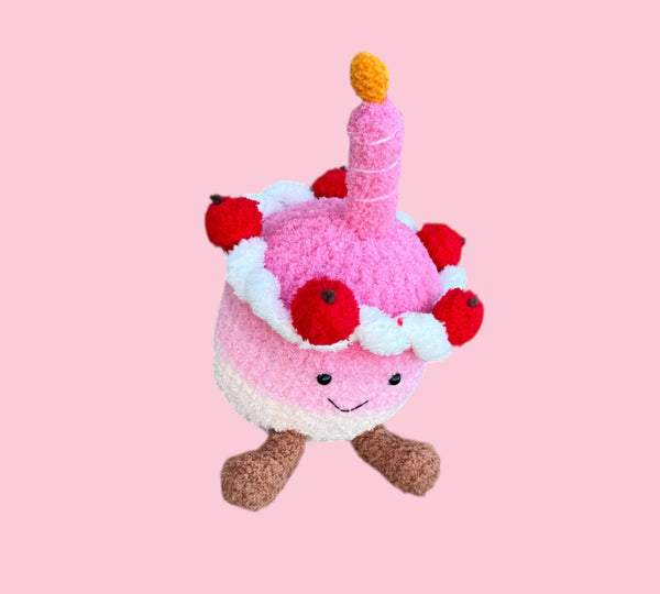 Verjaardagstaart gehaakt