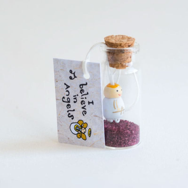 Believe in angels geluksflesjes sidedish-shop