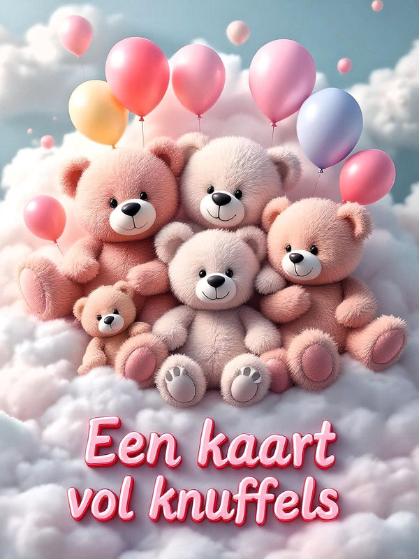 Giga Een kaart vol knuffels