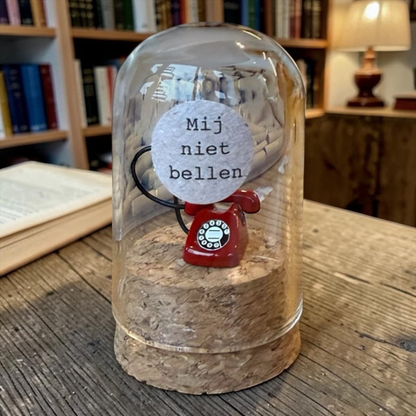 Mini ouderwetse telefoon mij niet bellen