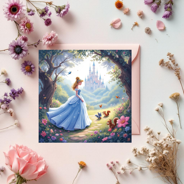 Sprookjeskaart Assepoester met verhaal