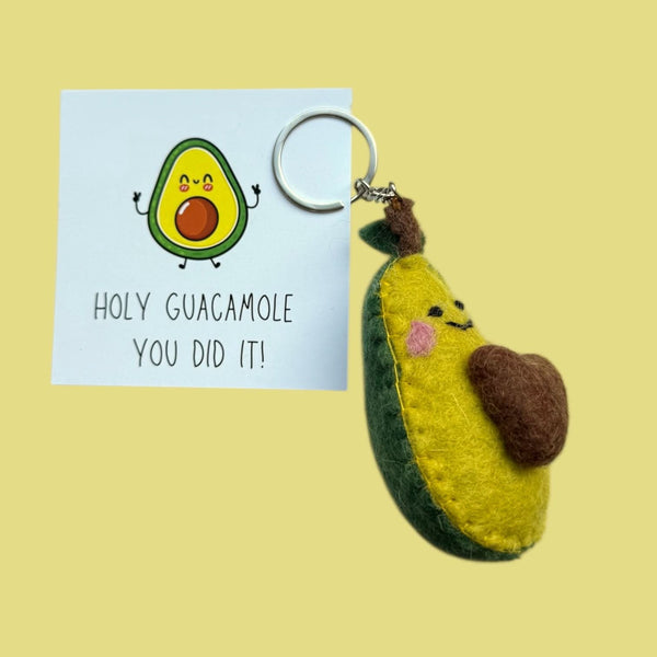 Sleutelhanger avocado
