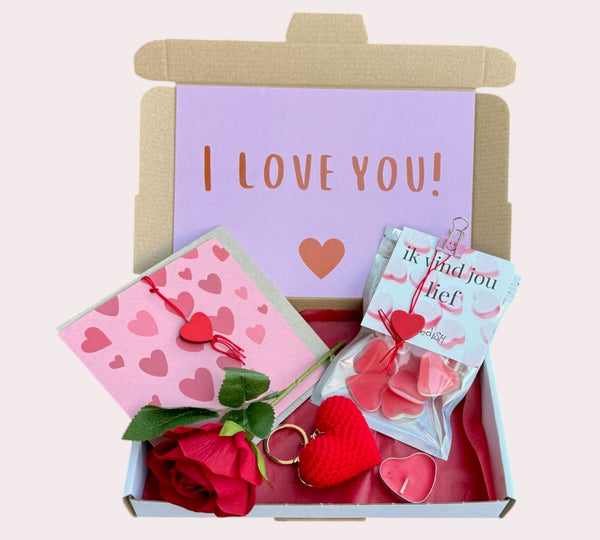 Cadeau pakket i love