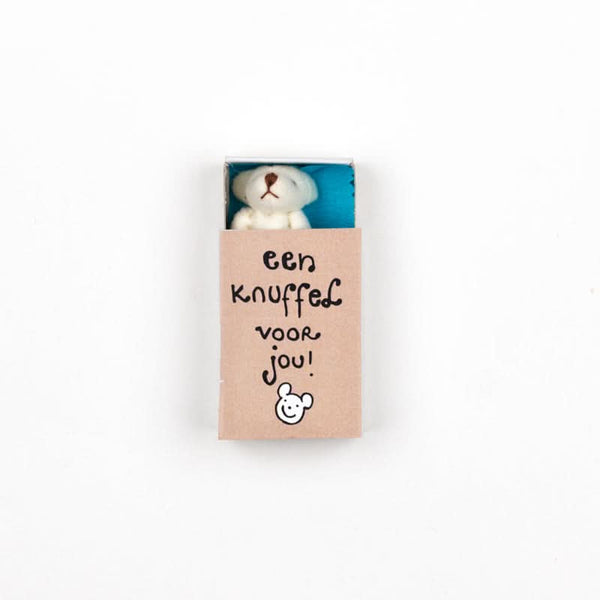 Beer knuffel voor jou wit