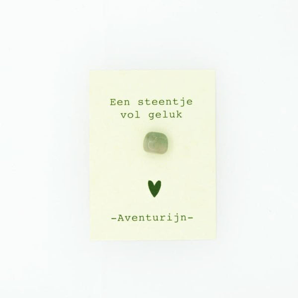 Cadeau kaartje Aventurijn