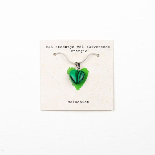 Steentje vol zuiverende energie- Malachiet