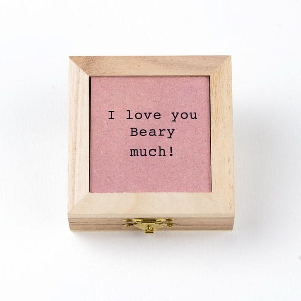 Beer in doosje beary much