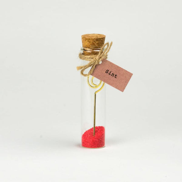 Flesje de staf van Sint