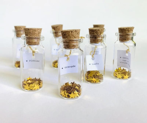 Flesje letters vind jou lief!