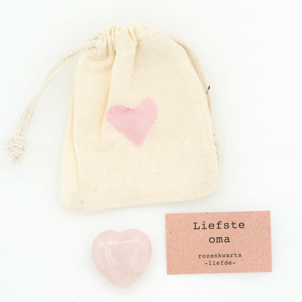 Rozenkwarts hart oma