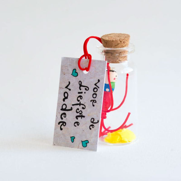 Flesje voor de liefste vader