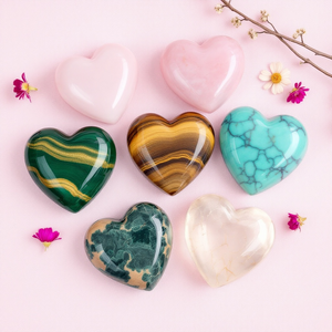 edelsteen hart in doosje