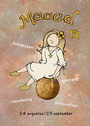 Maagd-ansichtkaart