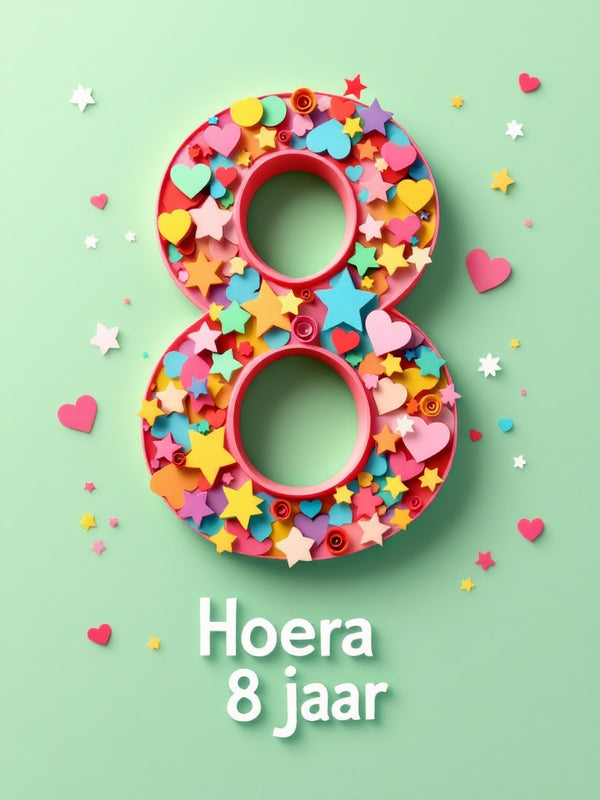 Giga kaart 8 jaar