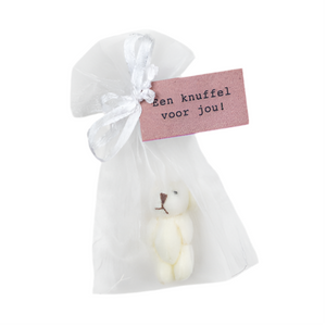 Beer zakje knuffel voor jou 