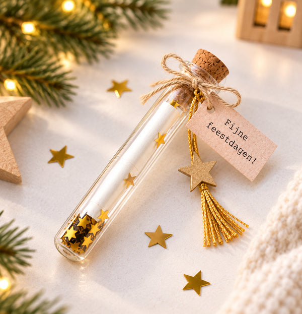 kerstwens in buisje