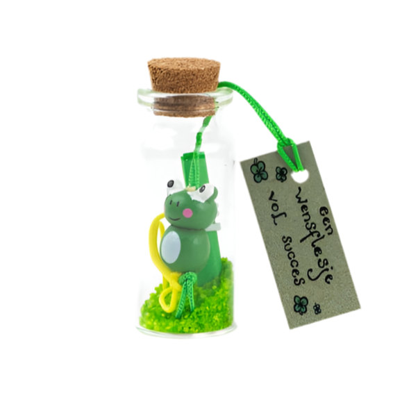 Een wensflesje vol succes