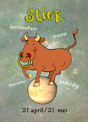 Stier-ansichtkaart