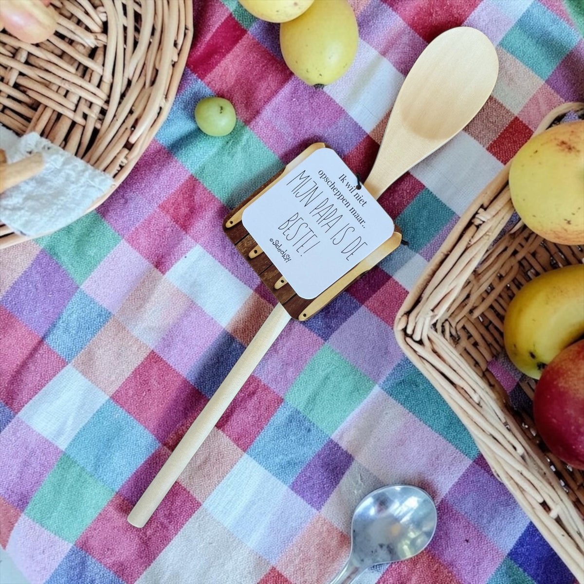 Houten lepel - Ik wil niet opscheppen maar mijn papa is de beste