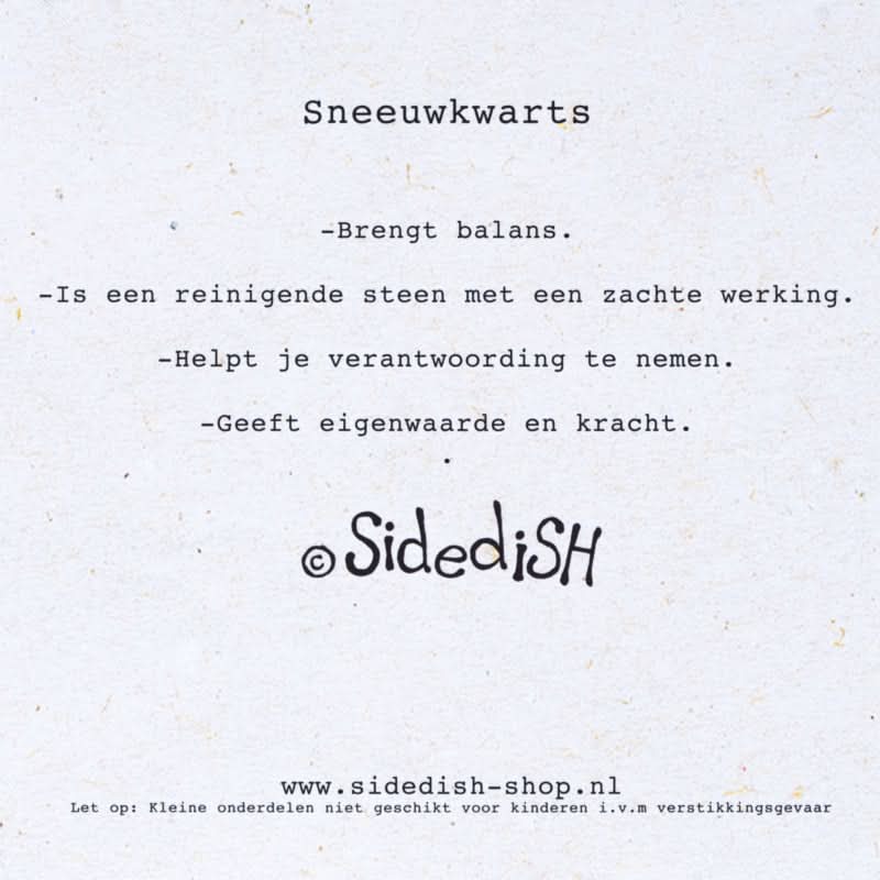 Edelsteen kaart Sneeuwkwarts