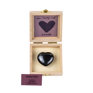 Hartje kracht hart onder riem in doosje 