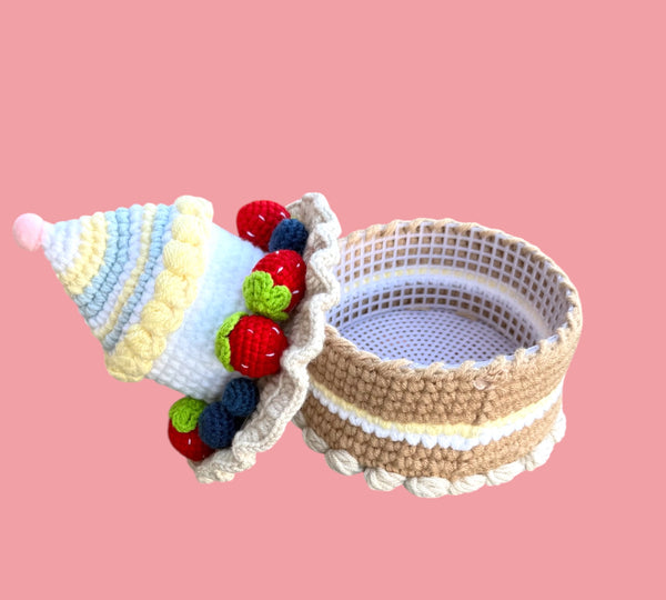 Verjaardagstaart gehaakt XL